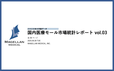 医療モール市場統計に加え、入居診療所のGoogle評価スコア・口コミ集計分析を独自に実施 -国内医療モール市場統計レポート第3弾（2025年8月版）-